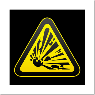 Explosive Danger Symbol Whim Humor Fun Posters and Art